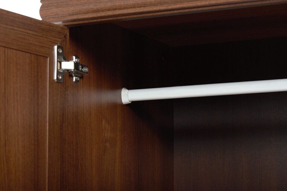 IMPERIO Szafa trzydrzwiowa z lustrem orzech - zdjęcie 6