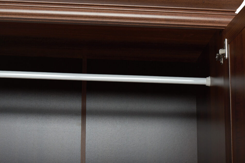 IMPERIO Szafa trzydrzwiowa z lustrem orzech - zdjęcie 8