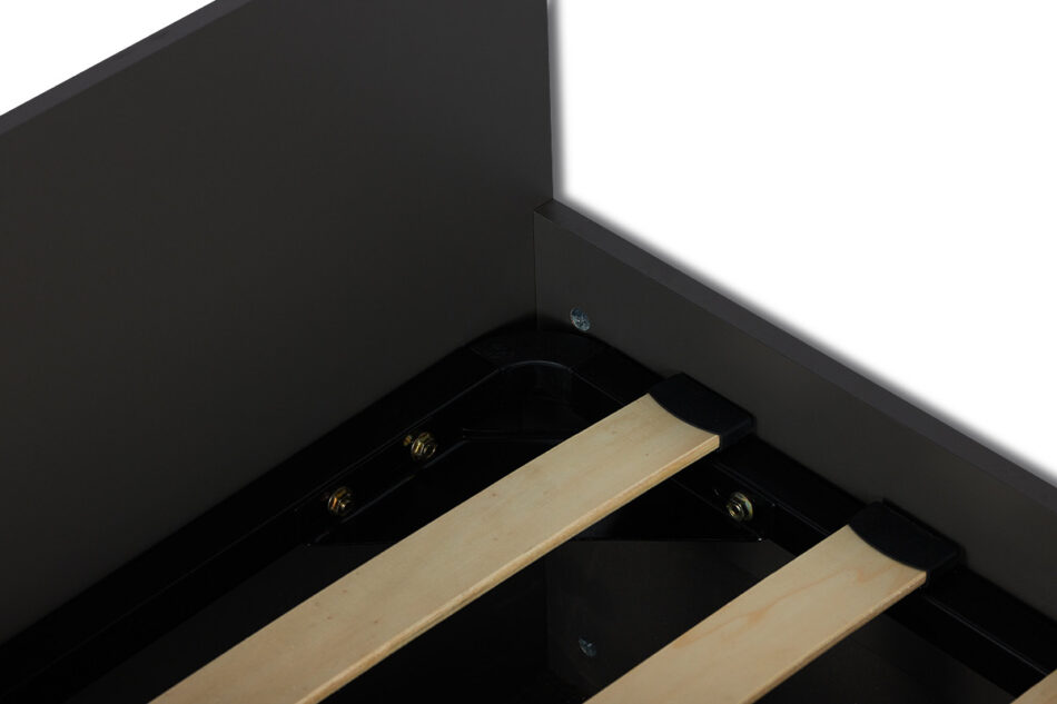 SHIBU Nowoczesne łóżko dla dziecka z szufladą grafit/biały/niebieski - zdjęcie 8