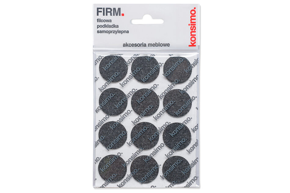 FIRM Podkładka samoprzylepna czarny - zdjęcie 1