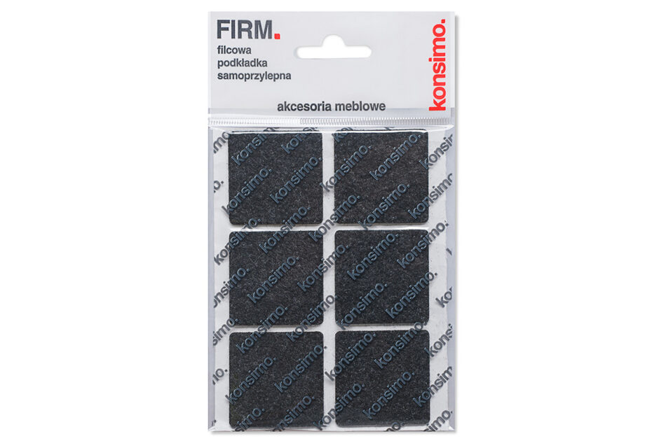 FIRM Podkładka samoprzylepna czarny - zdjęcie 1