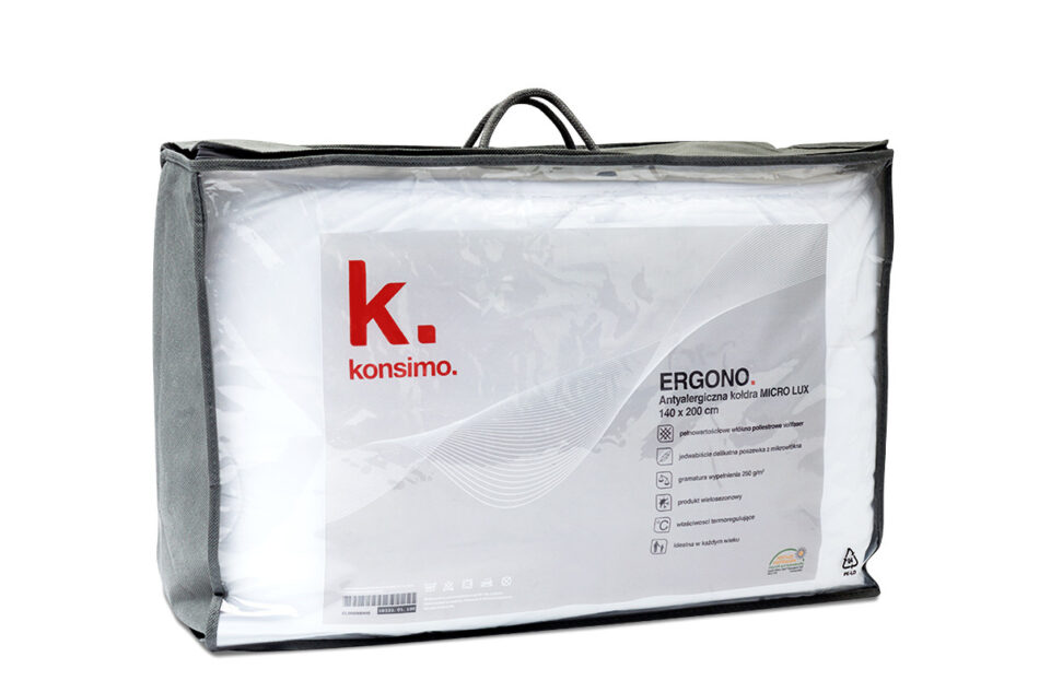 ERGONO Kołdra biały - zdjęcie 3
