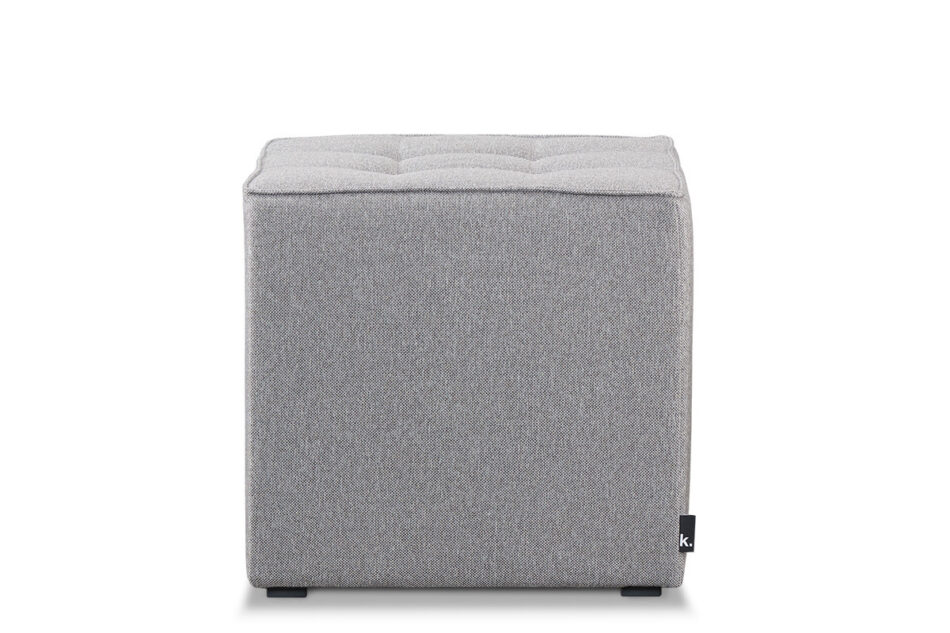 REMIGO Puf jasny szary - zdjęcie 1