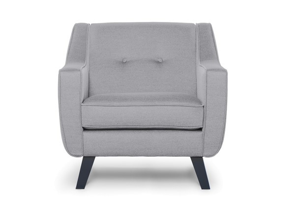 TERSO Zestaw mebli do salonu, 3 el. jasny szary - zdjęcie 2