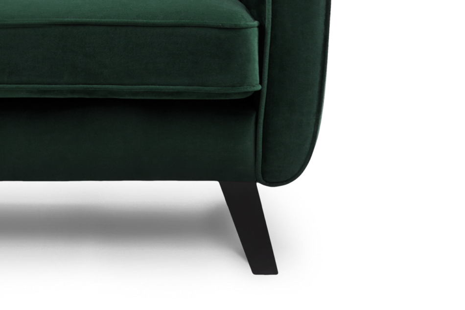 TERSO Zestaw mebli do salonu, 3 el. ciemny zielony - zdjęcie 9