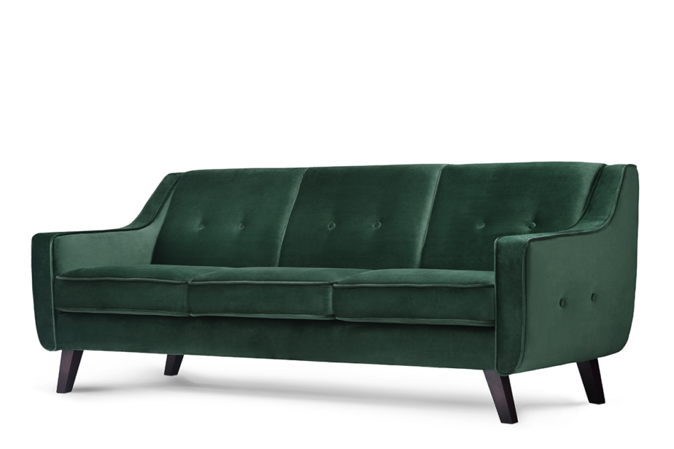 TERSO Sofa 3 ciemny zielony - zdjęcie 1