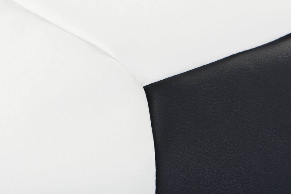 BERBO Puf piłka biały/czarny - zdjęcie 1