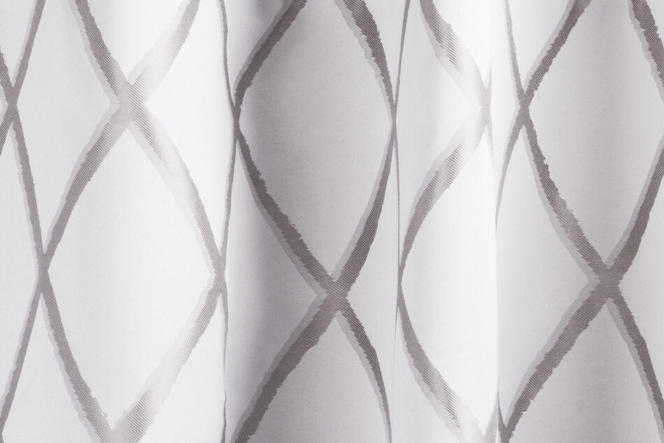 GRANDI Zasłona jasny szary/srebrny - zdjęcie 2