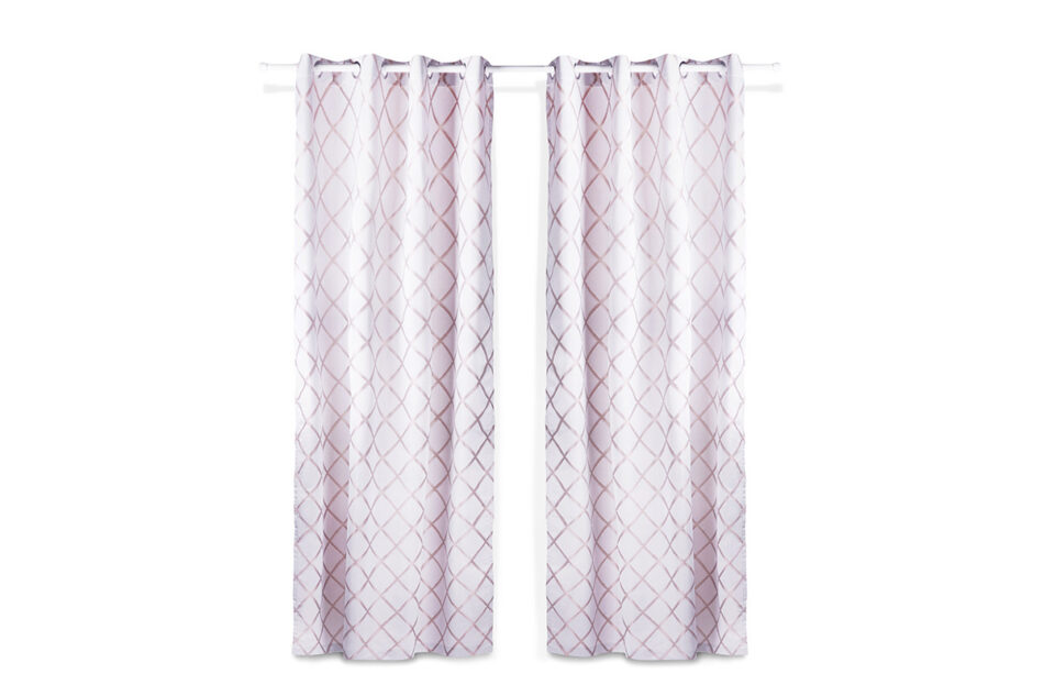 GRANDI Zasłona beżowy/złoty - zdjęcie 1