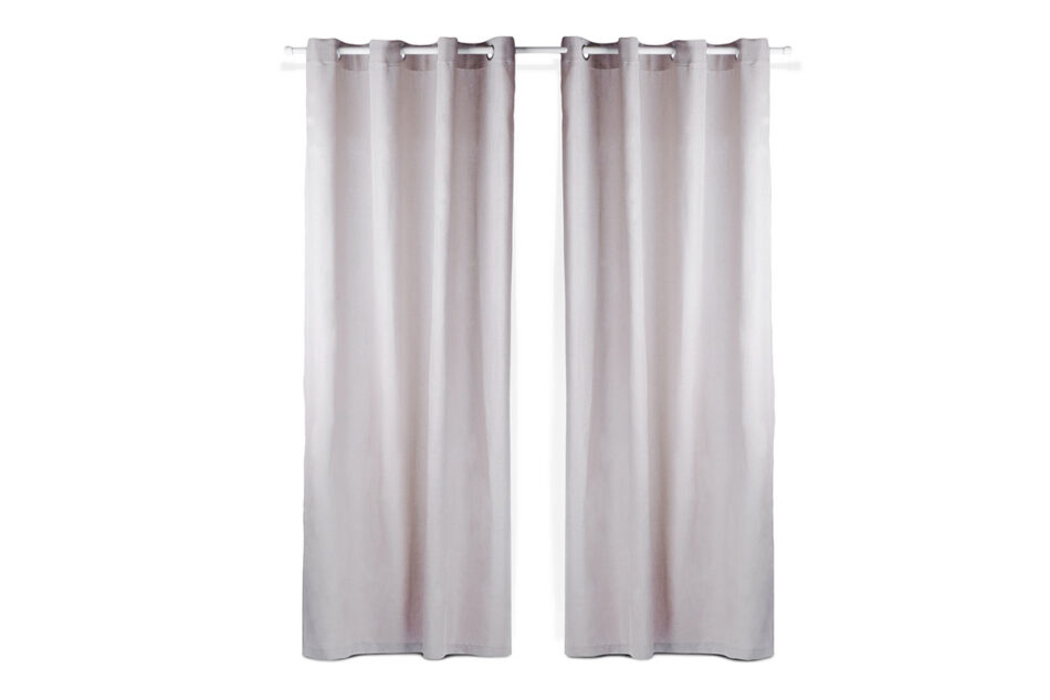 LUTES Zasłona beżowy - zdjęcie 1