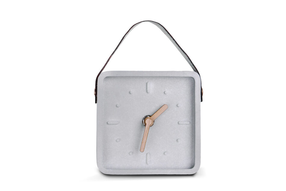 NATUS Zegar jasny szary/brązowy - zdjęcie 0