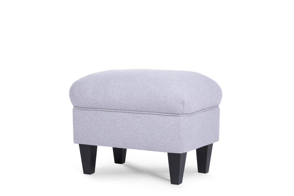 MILES Puf jasny szary - zdjęcie 2