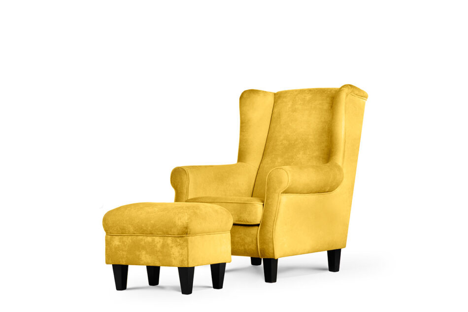 MILES Puf żółty - zdjęcie 1