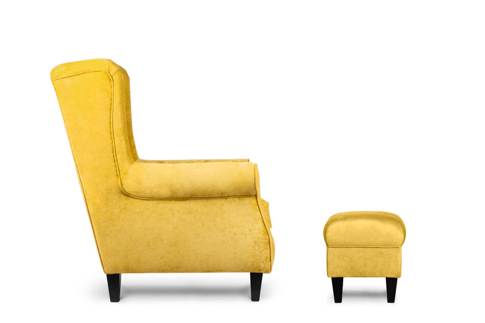 MILES Puf żółty - zdjęcie 3