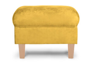 MILES, https://dev1-mda.konsimo.pl/kolekcja/miles/ Puf żółty/buk - zdjęcie