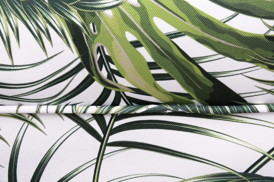 MILES Puf biały/zielony - zdjęcie 4