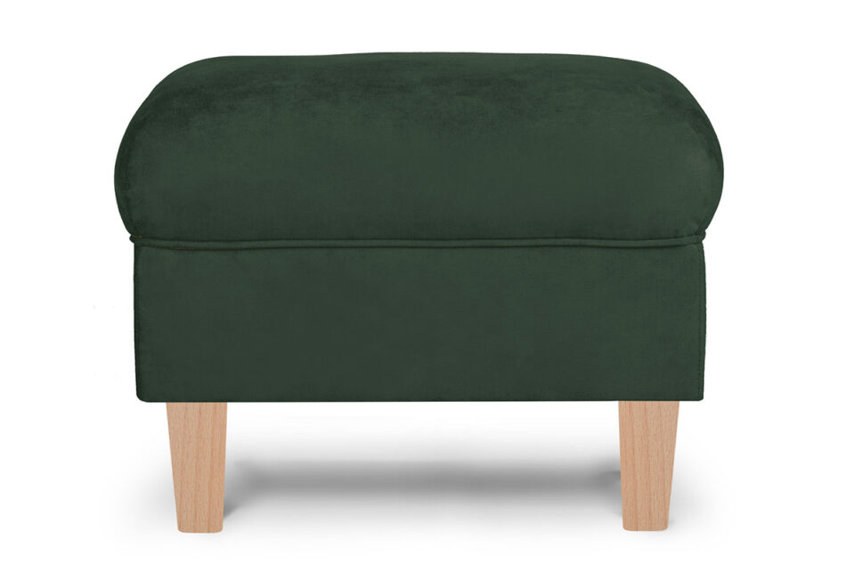 MILES Puf zielony/buk - zdjęcie 0