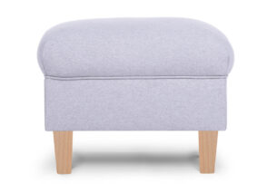 MILES, https://dev1-mda.konsimo.pl/kolekcja/miles/ Puf jasny szary/buk - zdjęcie