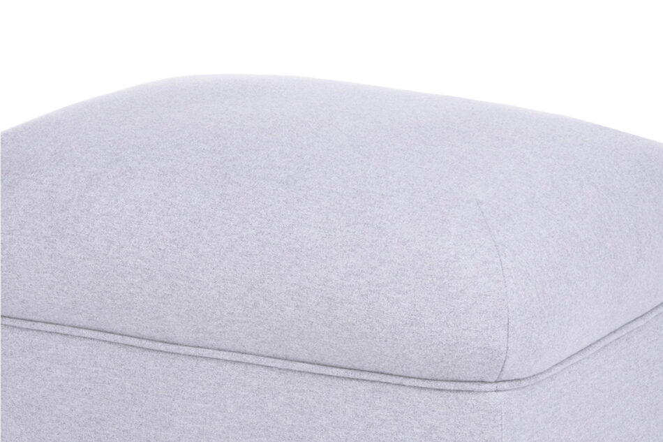 MILES Puf jasny szary/buk - zdjęcie 4