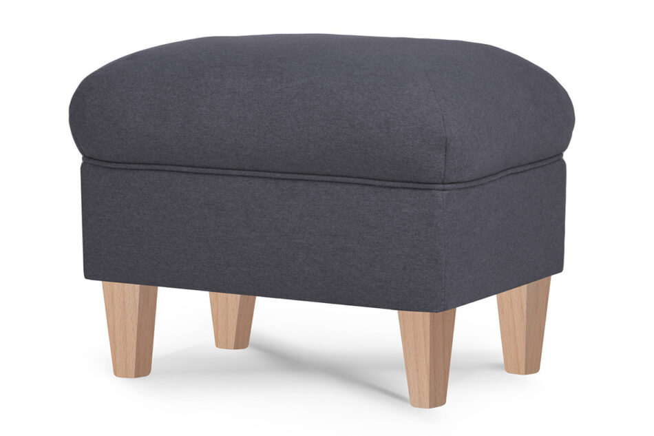 MILES Puf ciemny szary/buk - zdjęcie 1