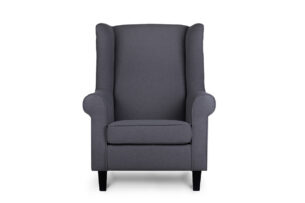 MILES, https://dev1-mda.konsimo.pl/kolekcja/miles/ Fotel ciemny szary - zdjęcie