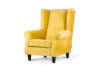 MILES Fotel żółty - zdjęcie 3