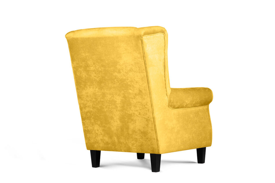 MILES Fotel żółty - zdjęcie 3