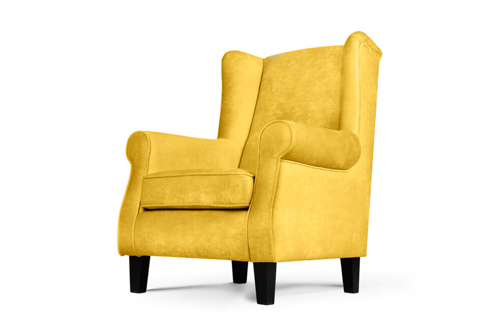 MILES Fotel żółty - zdjęcie 4