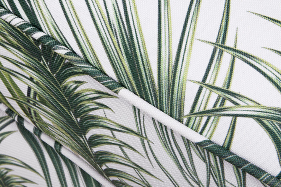 MILES Fotel biały/zielony - zdjęcie 5