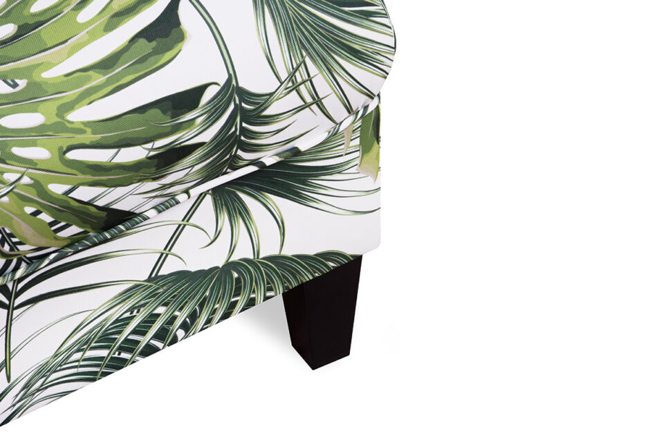 MILES Fotel biały/zielony - zdjęcie 6