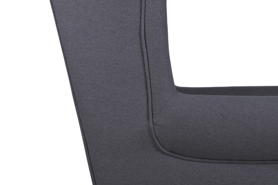 MILES Fotel ciemny szary/buk - zdjęcie 5
