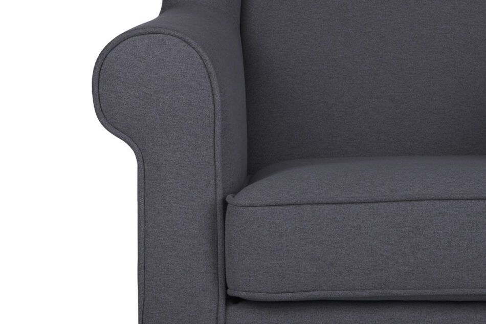 MILES Fotel ciemny szary/buk - zdjęcie 6