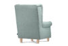MILES Fotel miętowy/buk - zdjęcie 4