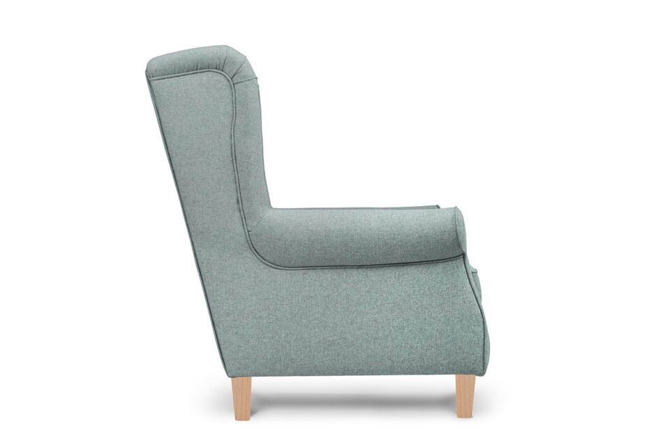 MILES Fotel miętowy/buk - zdjęcie 2