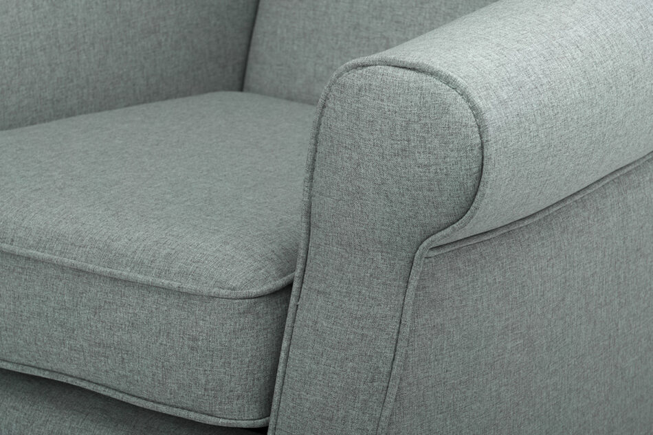 MILES Fotel miętowy/buk - zdjęcie 4