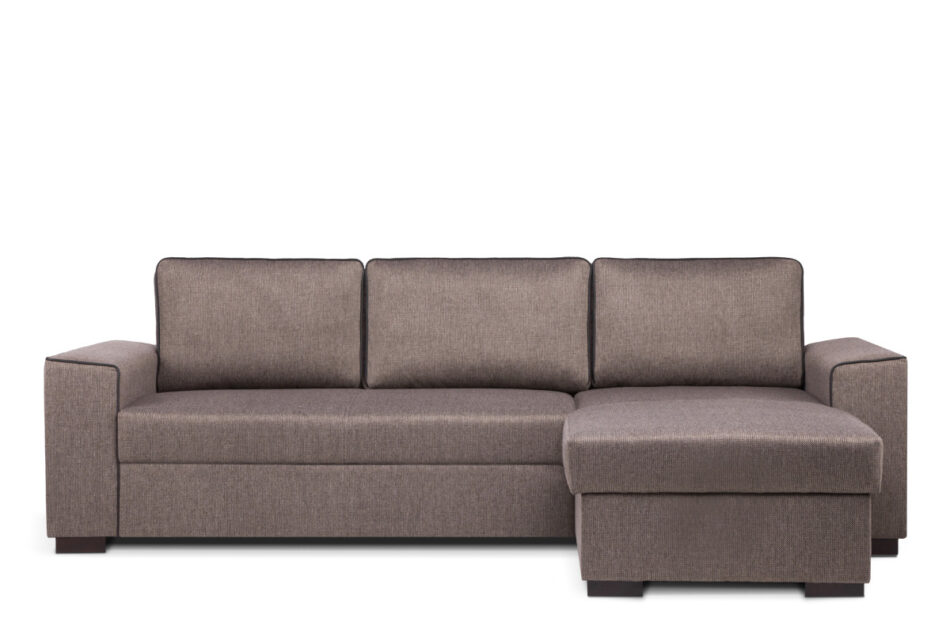 BRINAT Narożnik prawy beżowy/brązowy - zdjęcie 0