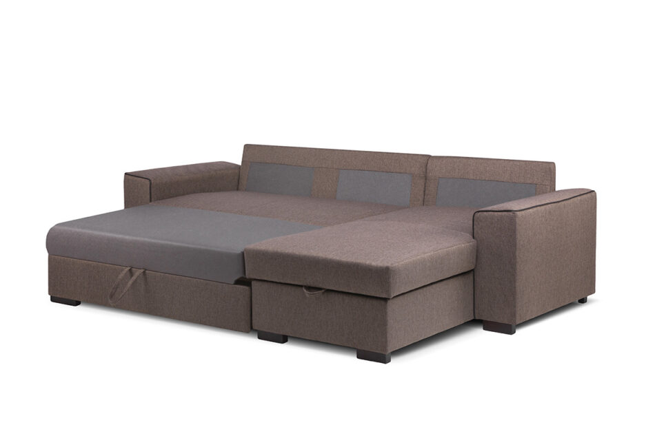 BRINAT Narożnik prawy beżowy/brązowy - zdjęcie 2