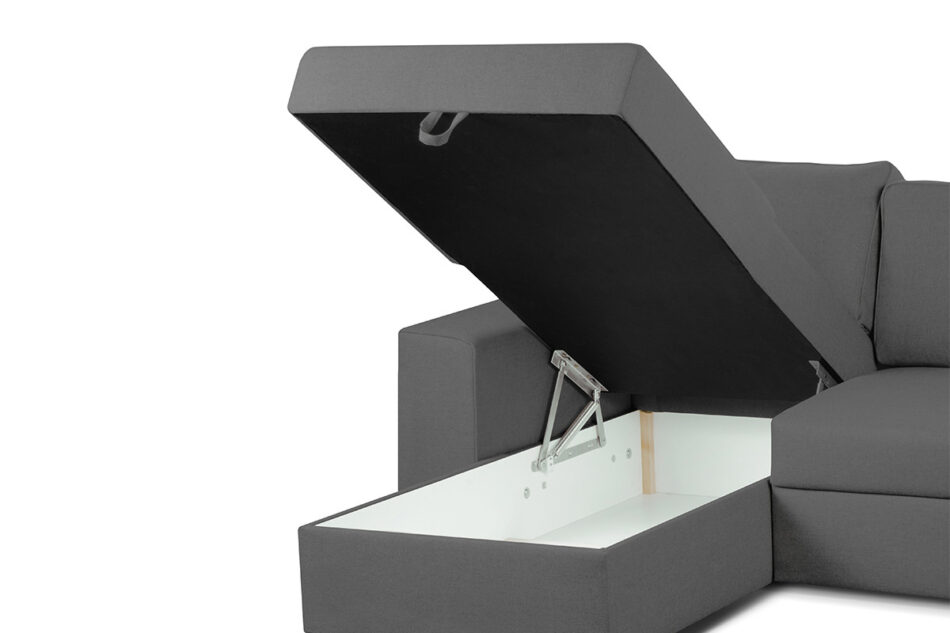 BRINAT Narożnik lewy antracytowy - zdjęcie 4