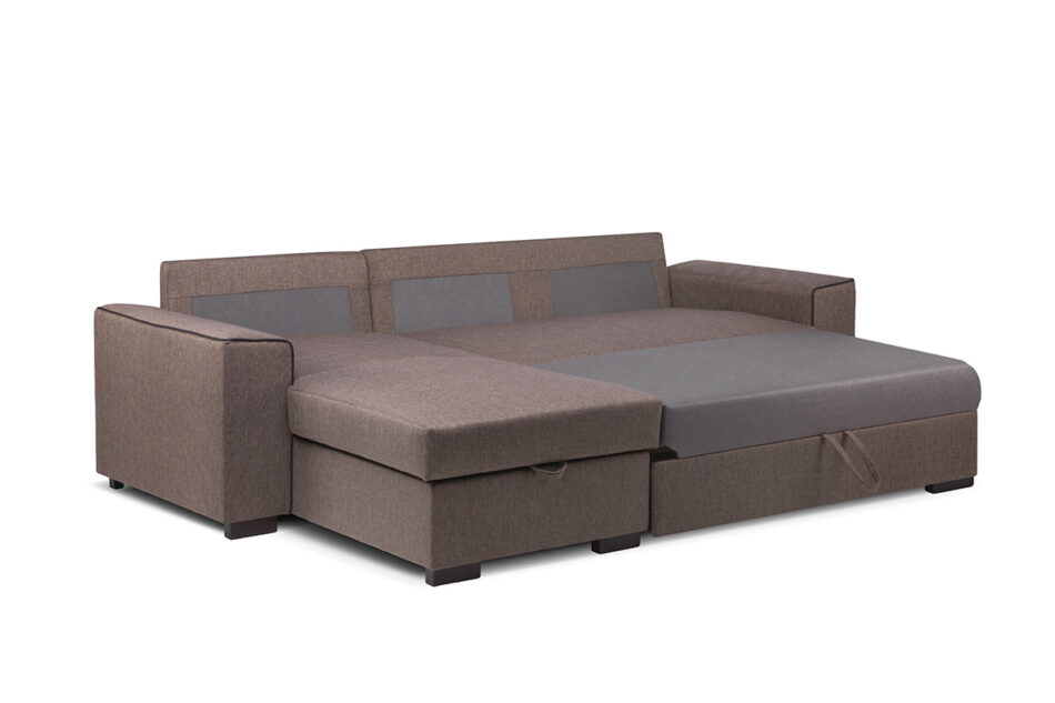 BRINAT Narożnik lewy beżowy/brązowy - zdjęcie 2