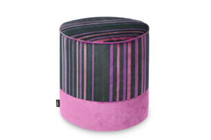 NELIA, https://dev1-mda.konsimo.pl/kolekcja/nelia/ Puf czarny/różowy - zdjęcie