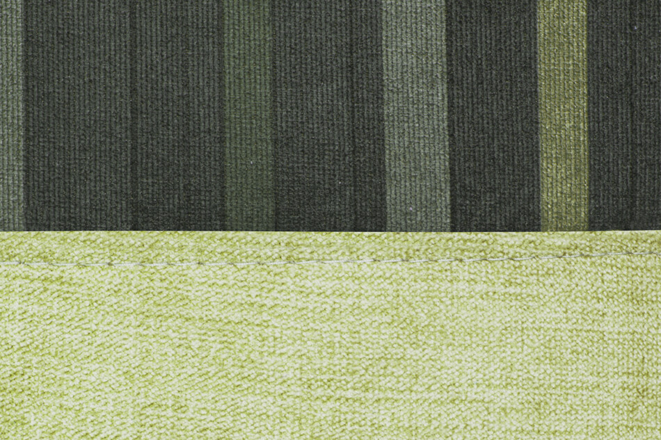 NELIA Puf czarny/zielony - zdjęcie 1