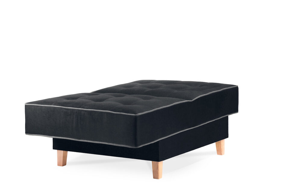 DOZER Fotel czarny/szary - zdjęcie 3