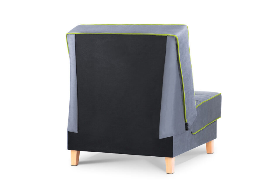 DOZER Fotel szary/zielony - zdjęcie 5