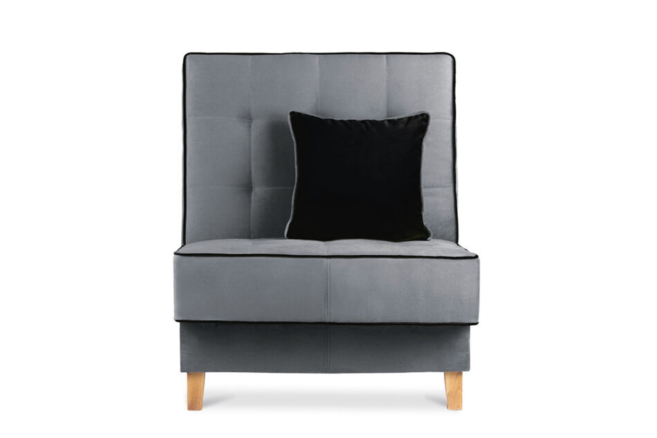 DOZER Fotel szary/czarny - zdjęcie 0