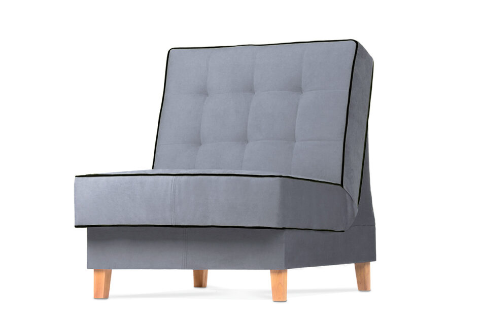 DOZER Fotel szary/czarny - zdjęcie 4