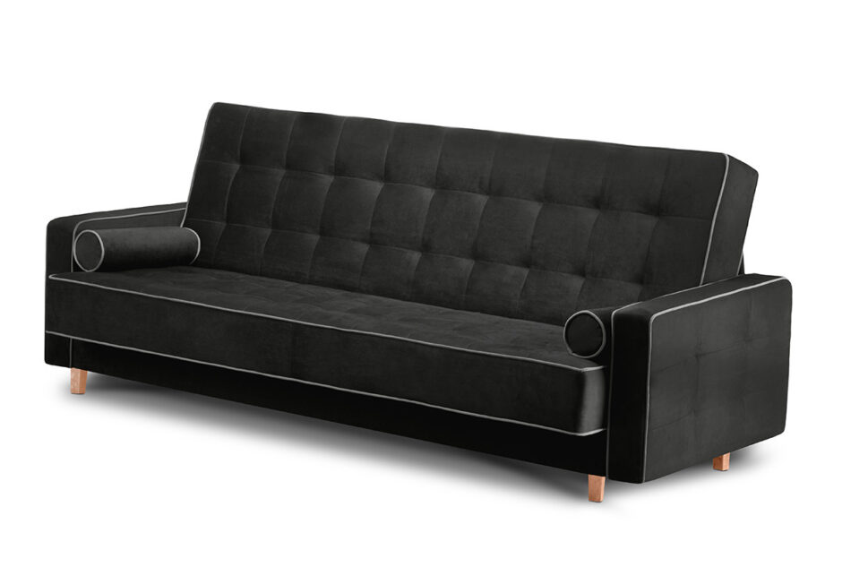 DOZER Sofa 3 czarny/szary - zdjęcie 1