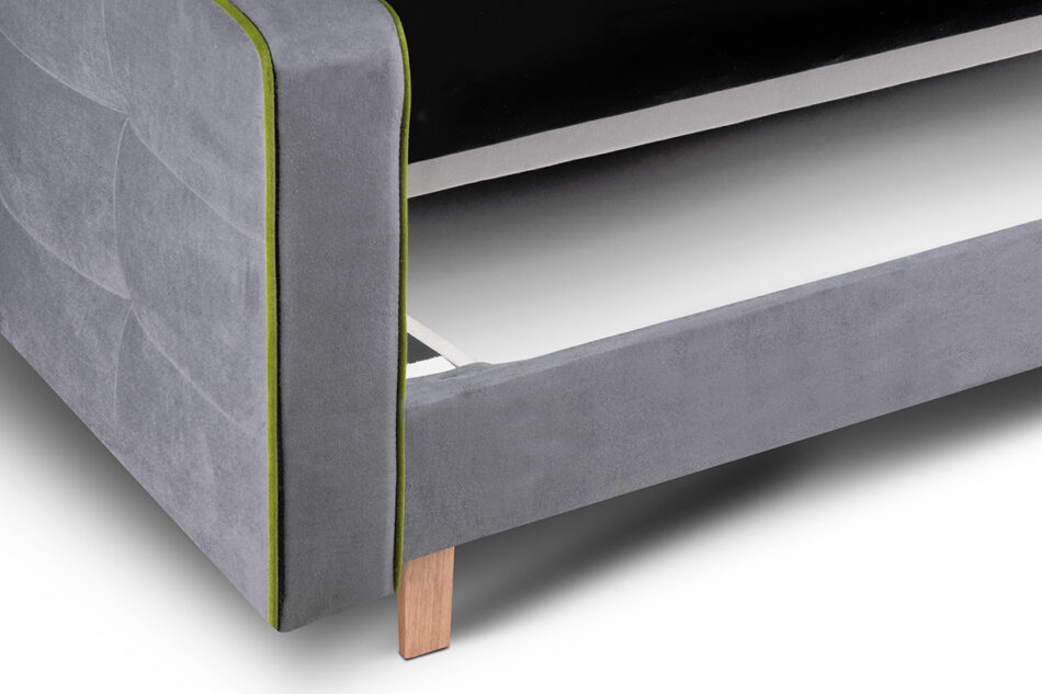 DOZER Sofa 3 szary/zielony - zdjęcie 6