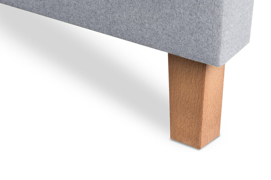 ERISO Szara sofa 3 osobowa rozkładana jasny szary - zdjęcie 6