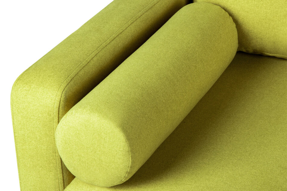 ERISO Żółta sofa 3 osobowa rozkładana żółty - zdjęcie 5