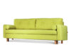ERISO Żółta sofa 3 osobowa rozkładana żółty - zdjęcie 4